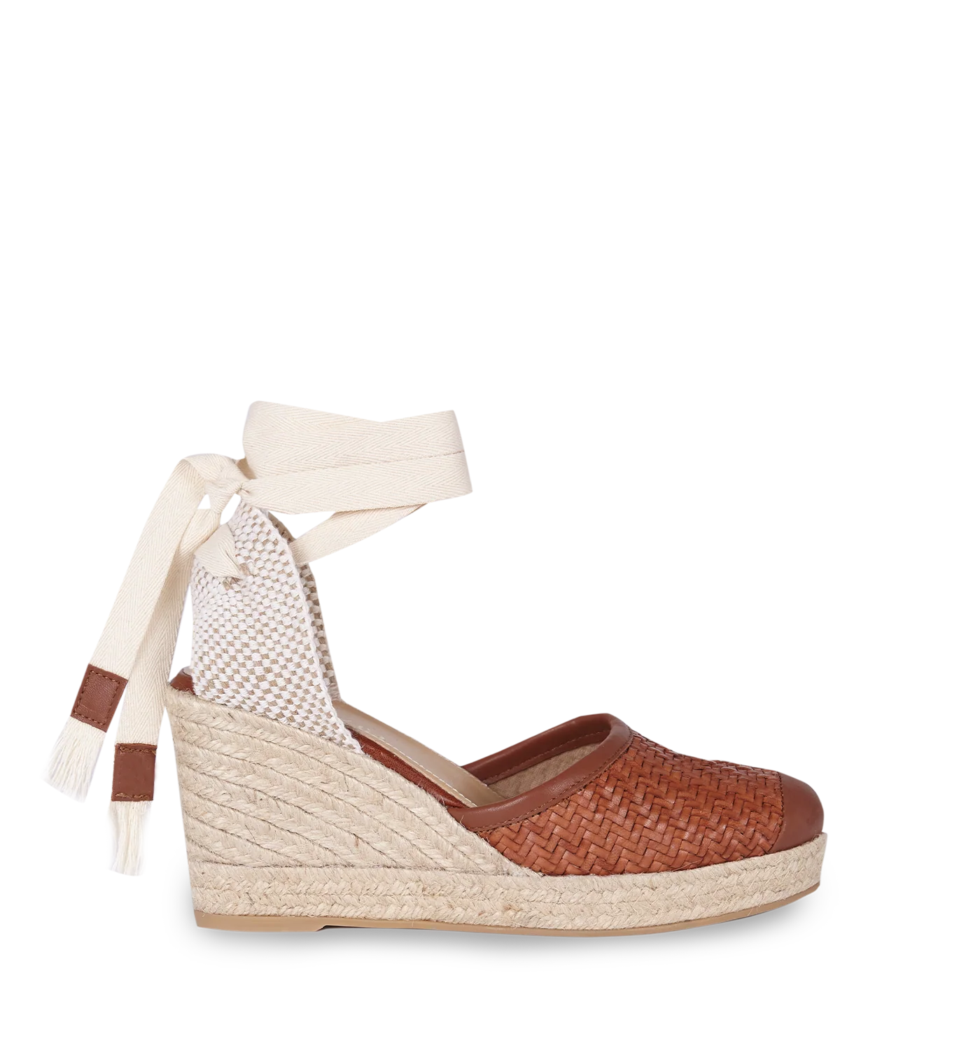 Alpargata Bianca Provence Brown 9 cm - Image 2