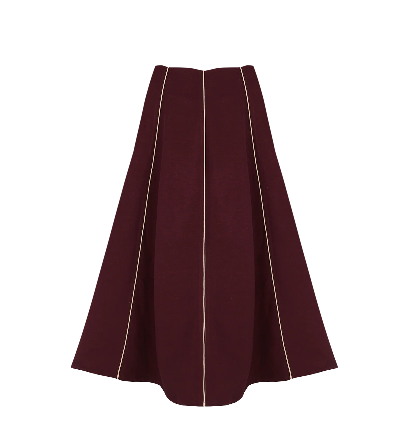 Falda Blair Burgundy & Sand - Image 2