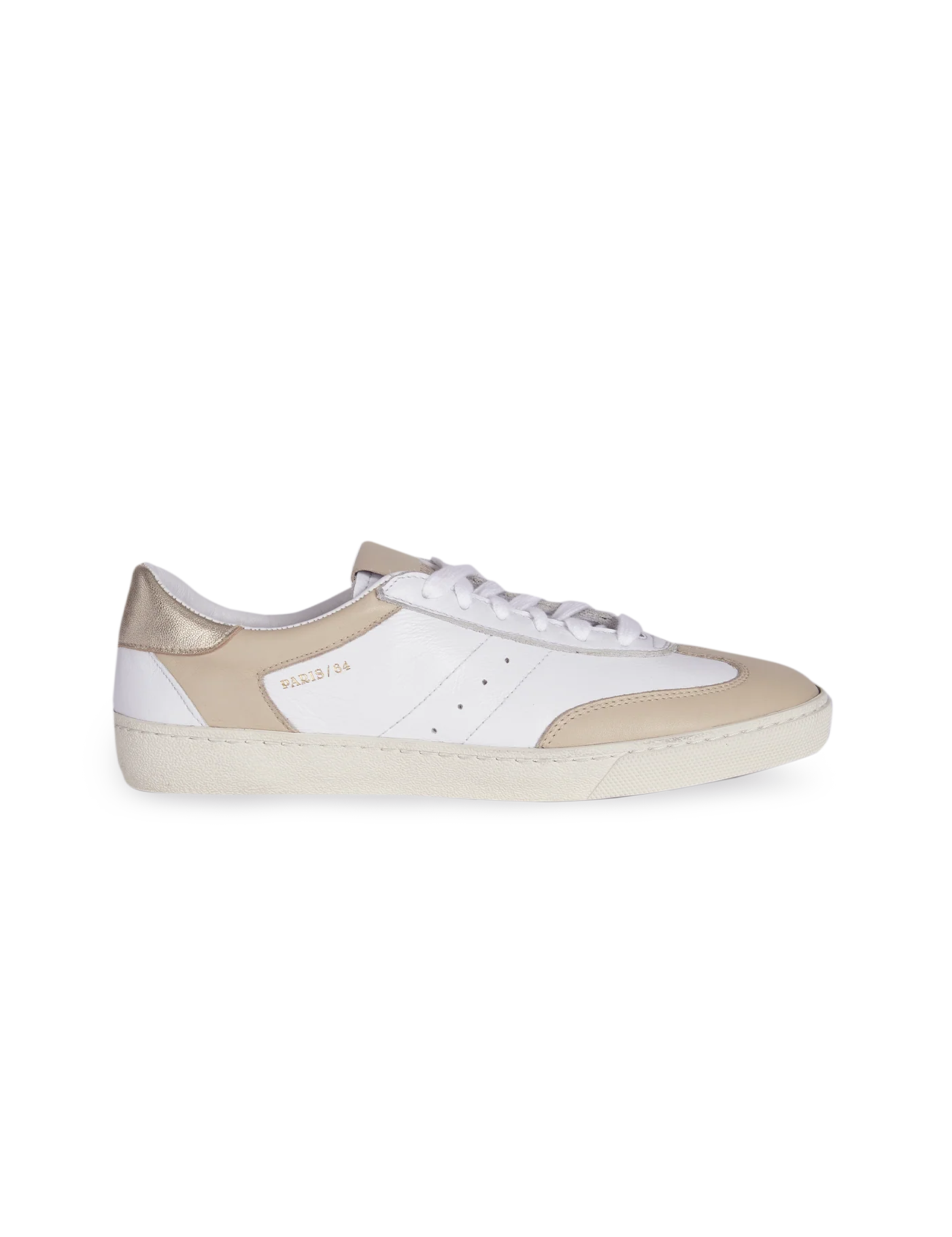 Sneaker Retro P64 White & Cream