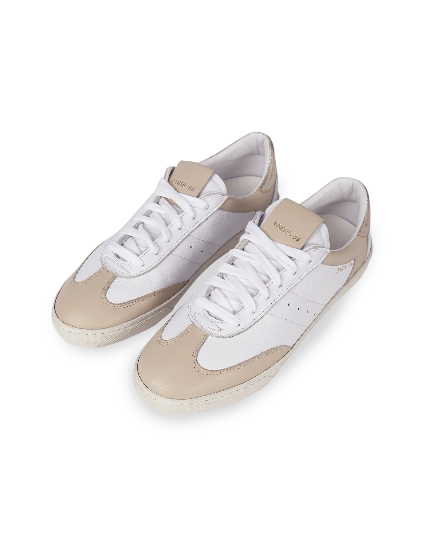 Sneaker Retro P64 White & Cream - Image 7