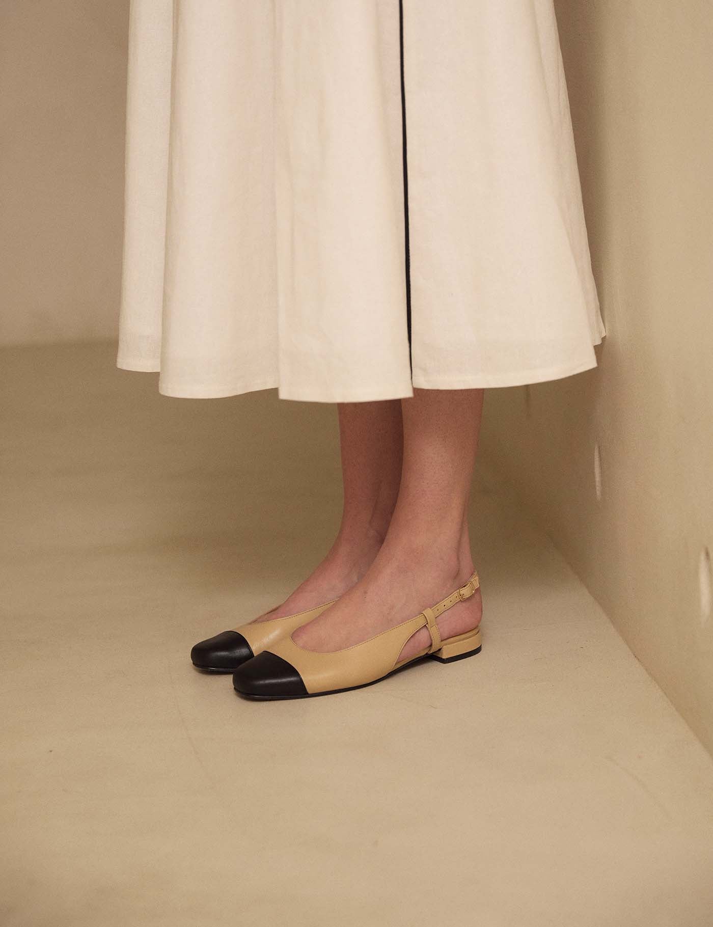 Stiletto Mini Daphne Cream & Black - Image 9