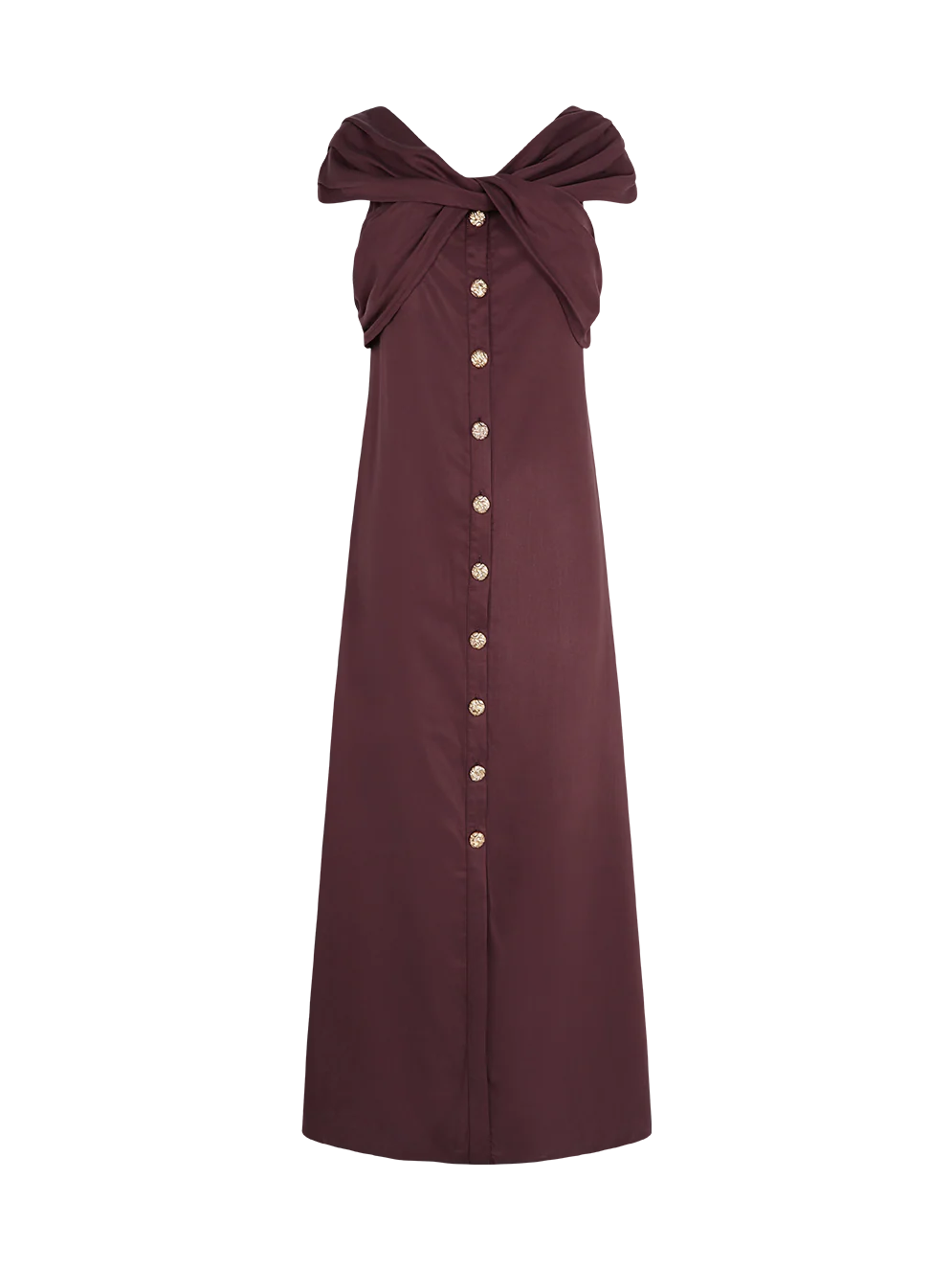 Vestido Elisabetta Bordeaux - Image 2