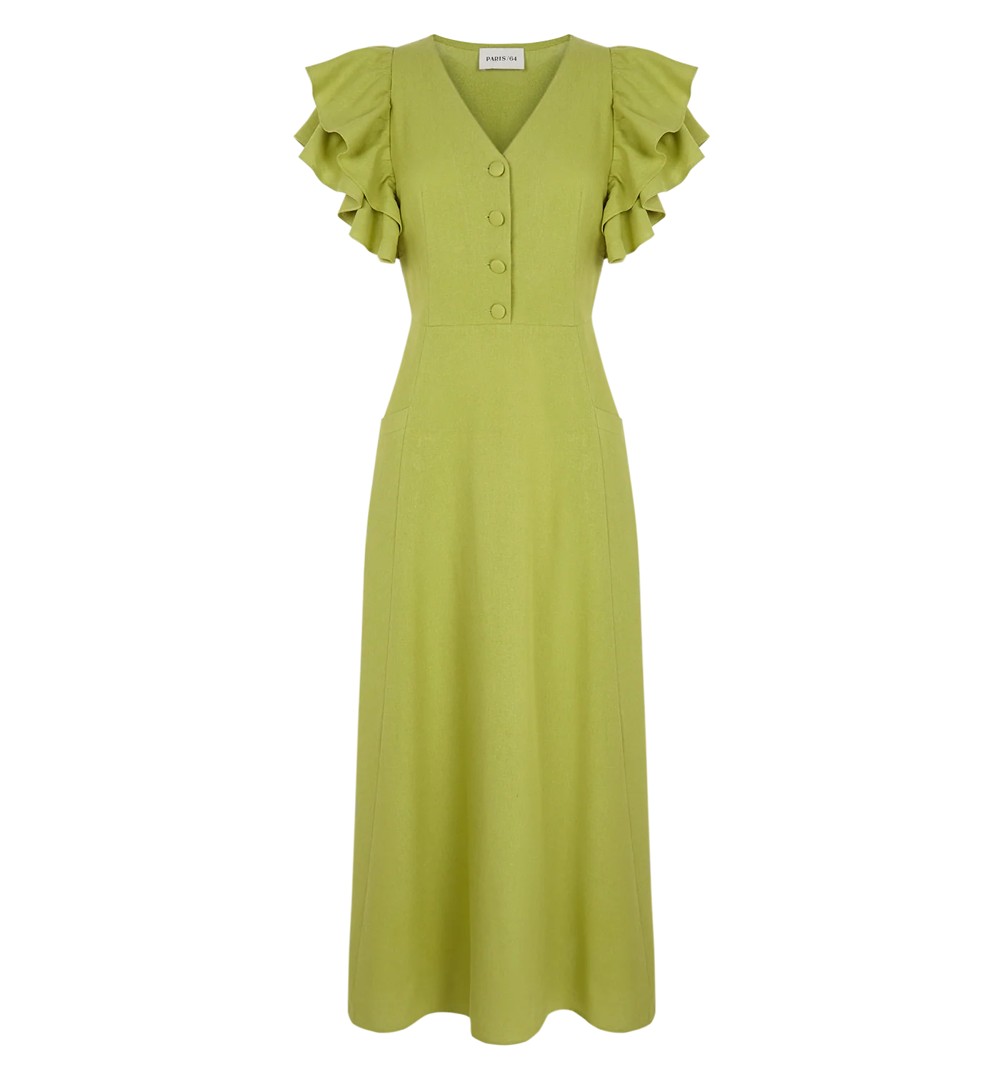Vestido Manuela Pistache - Image 2