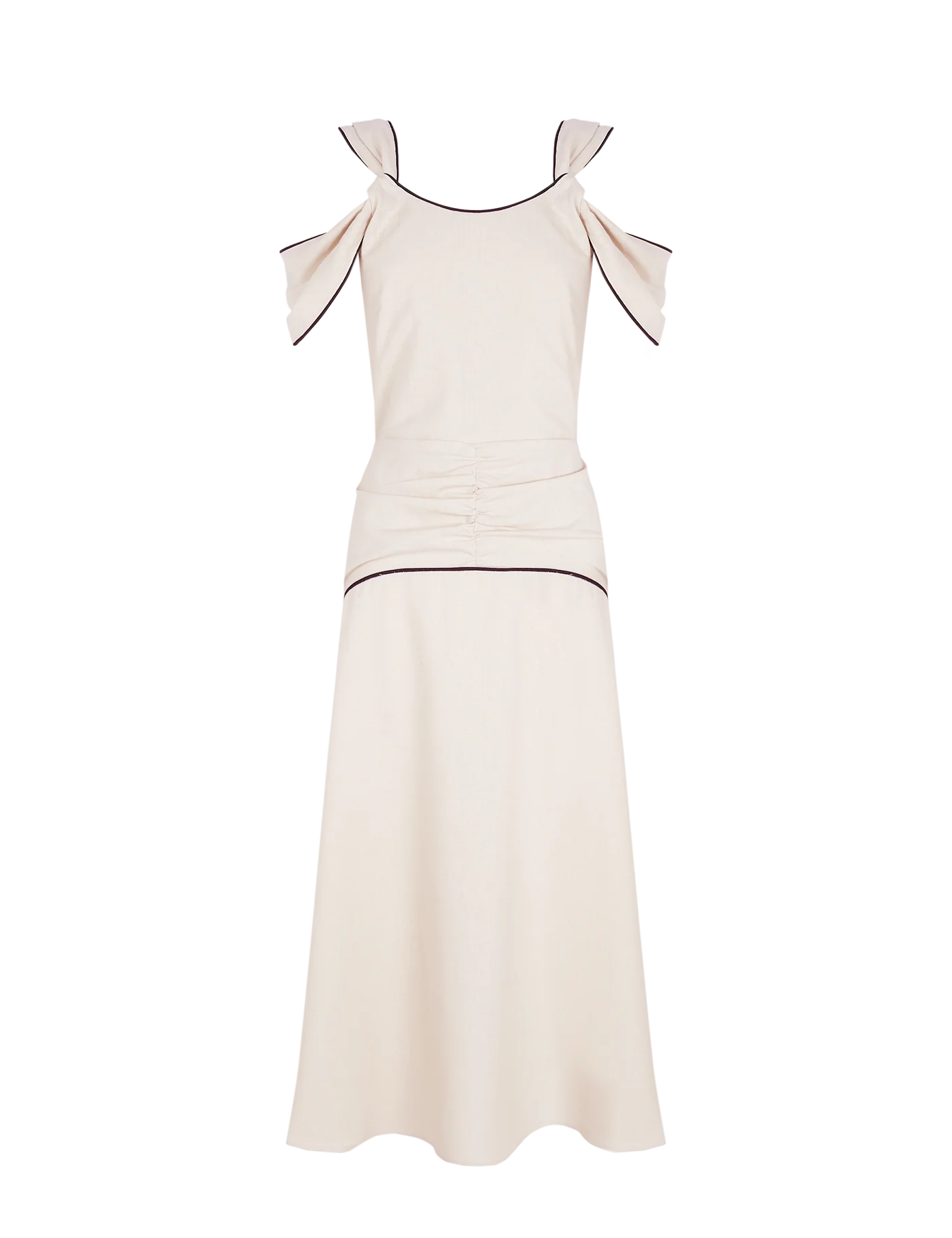Vestido Nicolle Sand & Black